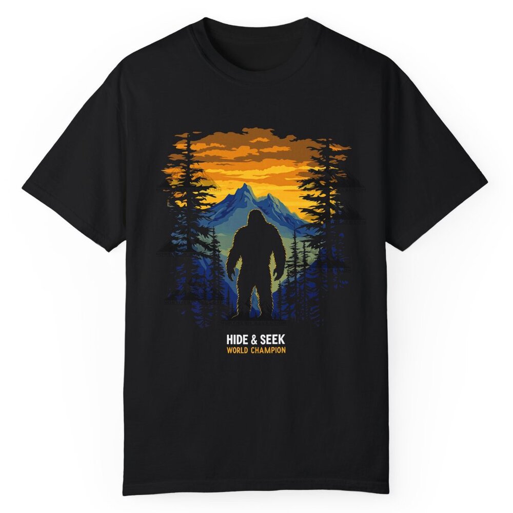 Bigfoot Hide and Seek World Champion - T-Shirt